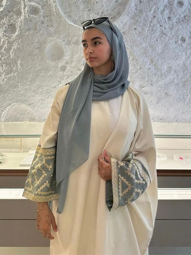 Embroidery Kebaya - 女性のためのイスラム教徒のドレス,女性のための刺embroideryアバヤ,ドバイのカフタン,イラムのドレス,女性のためのアバヤ,着物のドレス,豪華,2022,eid,kebaya