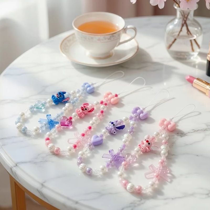 Embroidery Bag - 1個入りステッチ、ミッキーオーナメント、バッグチャーム、携帯電話チェーン、アクリルペンダント、装飾やギフト用、高級感のあるペンダント