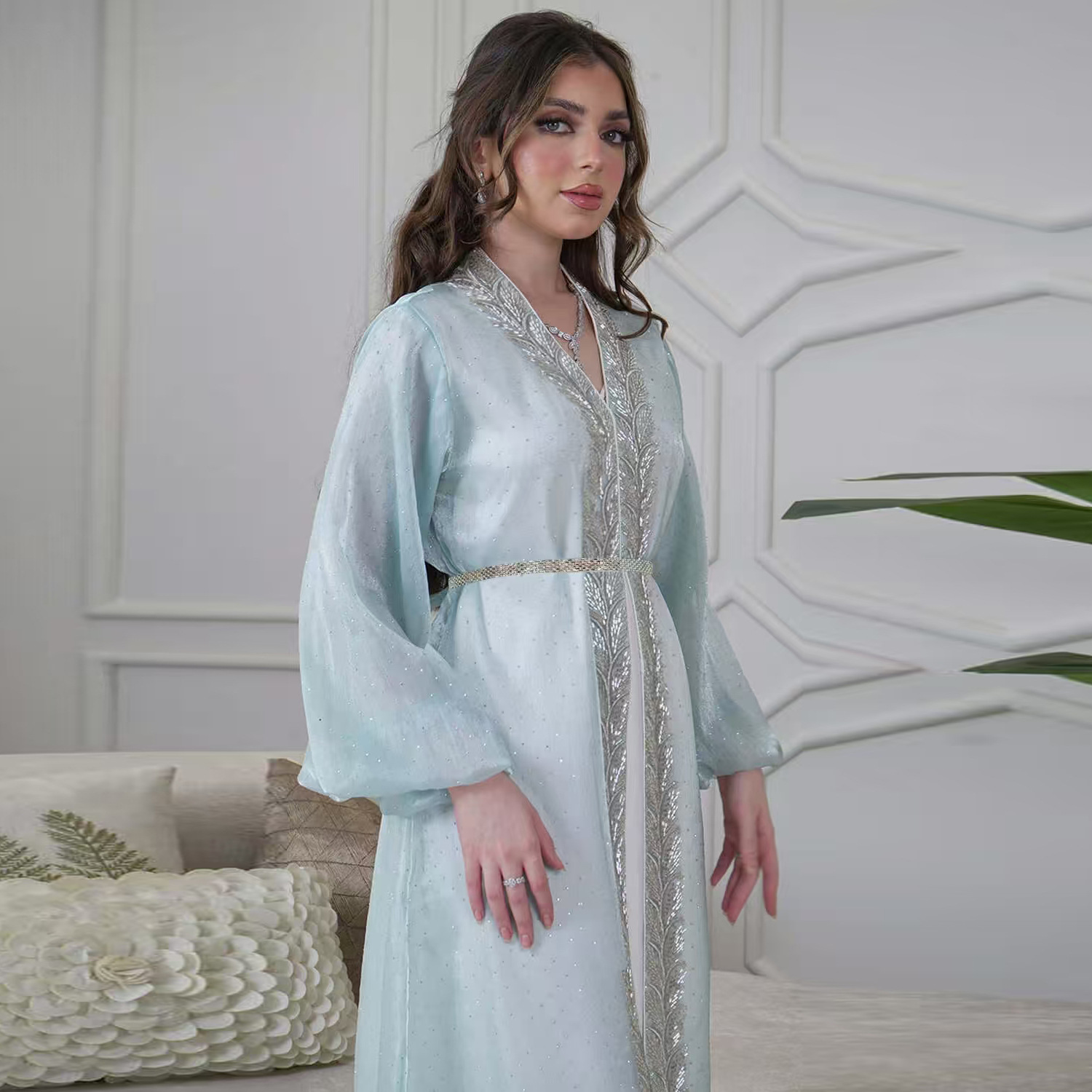 イード・ムバラク ジェッラバ 着物 カーディガン ドバイ サ - Embroidery Kebaya のレビューと価格