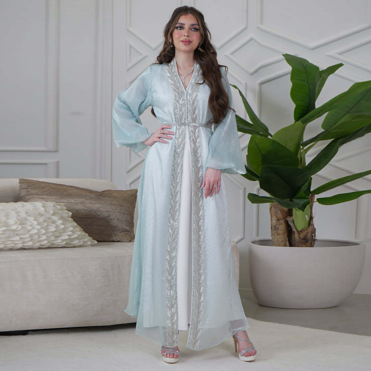 イード・ムバラク ジェッラバ 着物 カーディガン ドバイ サ - Embroidery Kebaya のレビューと価格