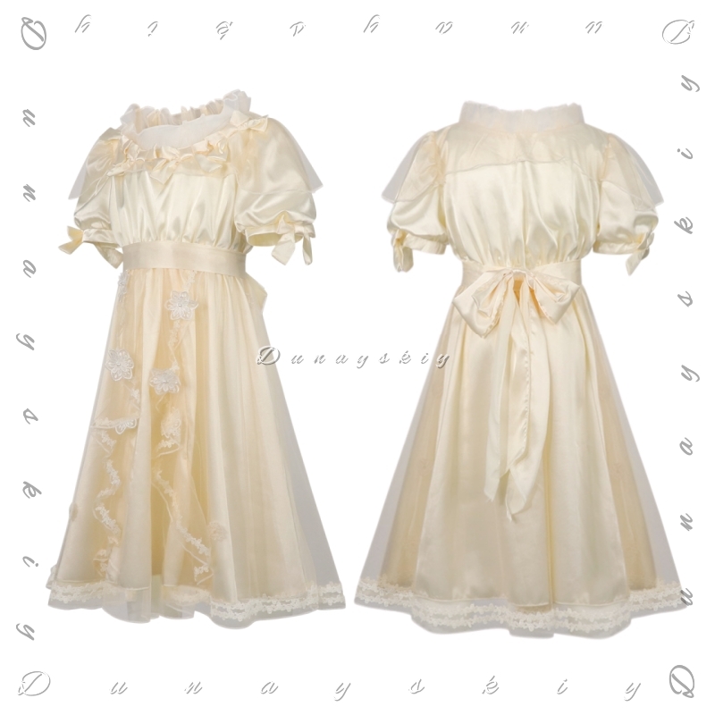 Identity V リトルガール オイディプス コスプレ衣 - Embroidery Yellow Dress のレビューと価格