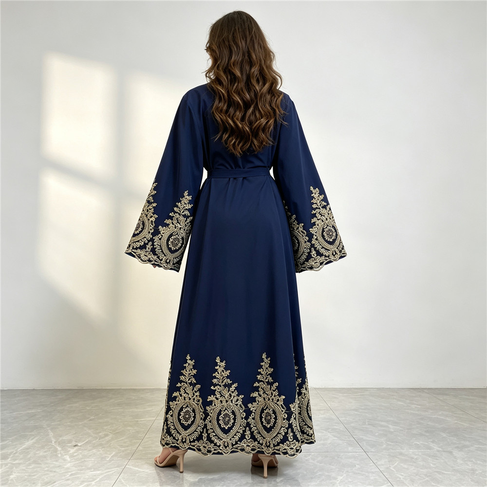 新作アバヤ ドバイラグジュアリー着物カーディガン カフタン  - Embroidery Kebaya のレビューと価格