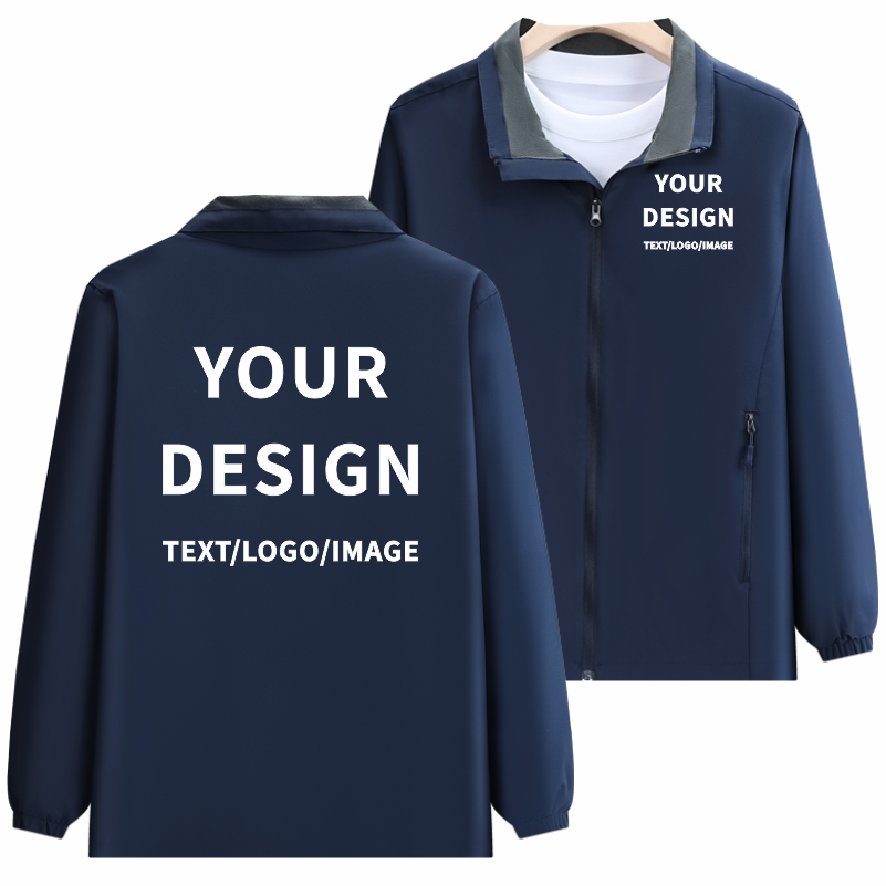 ファッションソリッドカラージャケットカスタムデザインチームス - Embroidery Design Logo のレビューと価格