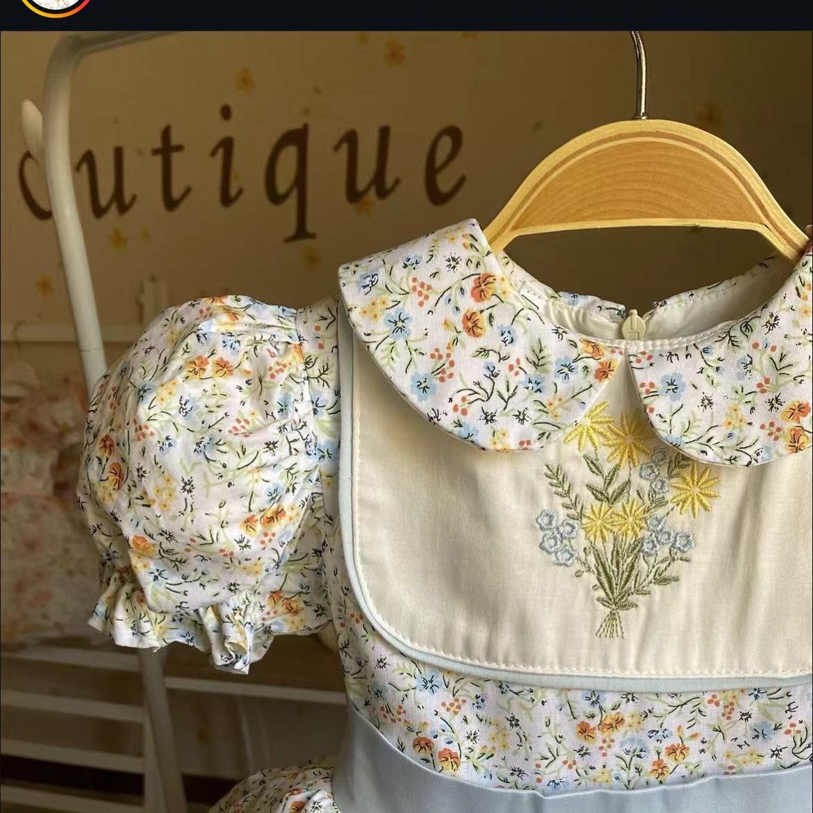 0-12Y 女の赤ちゃん夏の花刺繍トルコヴィンテージプリンセ - Embroidery Yellow Dress のレビューと価格
