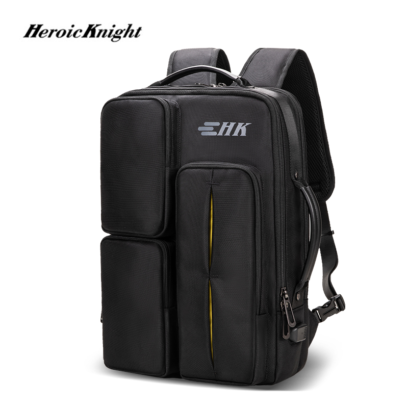英雄騎士ラップトップバックパック男性用 YKK 多機能日常業 - Embroidery Online のレビューと価格