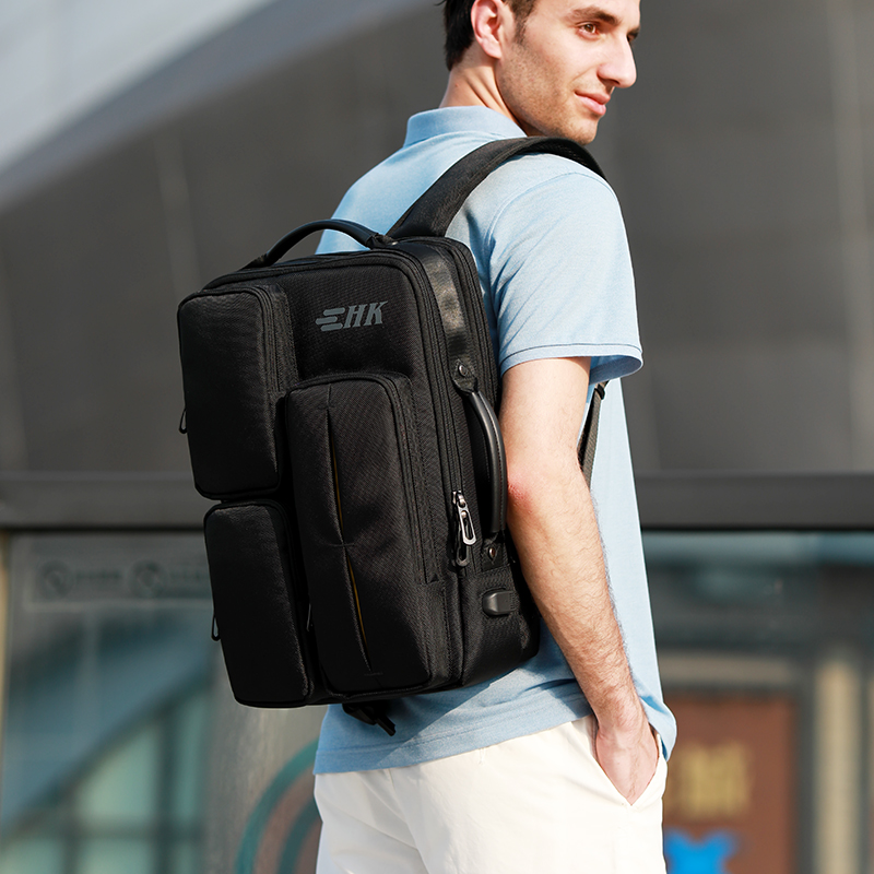 英雄騎士ラップトップバックパック男性用 YKK 多機能日常業 - Embroidery Online のレビューと価格
