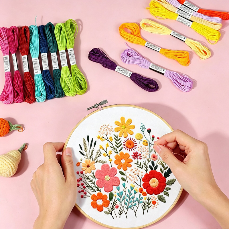 刺繍糸フロス 12/24/36/50/100/200 色 キ - Embroidery Meaning のレビューと価格