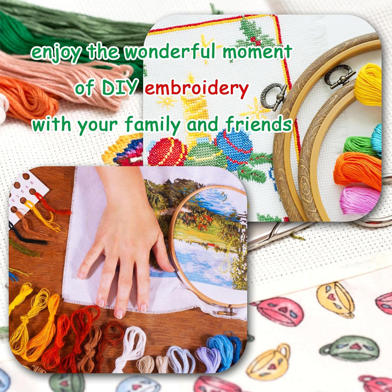 刺繍糸フロス 12/24/36/50/100/200 色 キ - Embroidery Meaning のレビューと価格