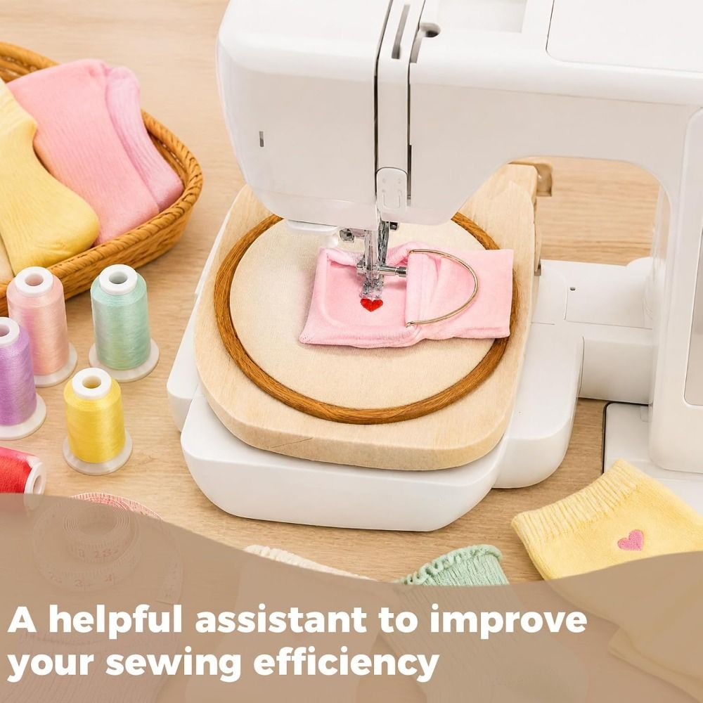 3個セット メタル製ソックフープ刺繍セット 滑り止めキャップ - Embroidery Rose のレビューと価格