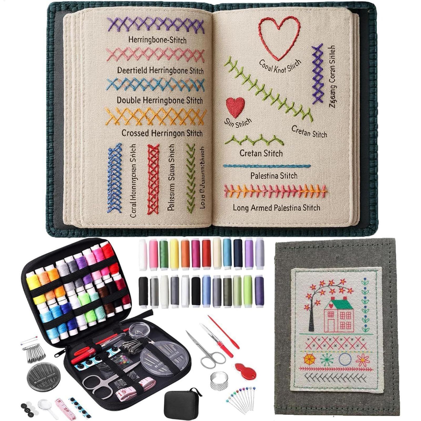 初心者向け刺繍ブック 106 パターン ポータブル教育チュー - Embroidery Meaning のレビューと価格