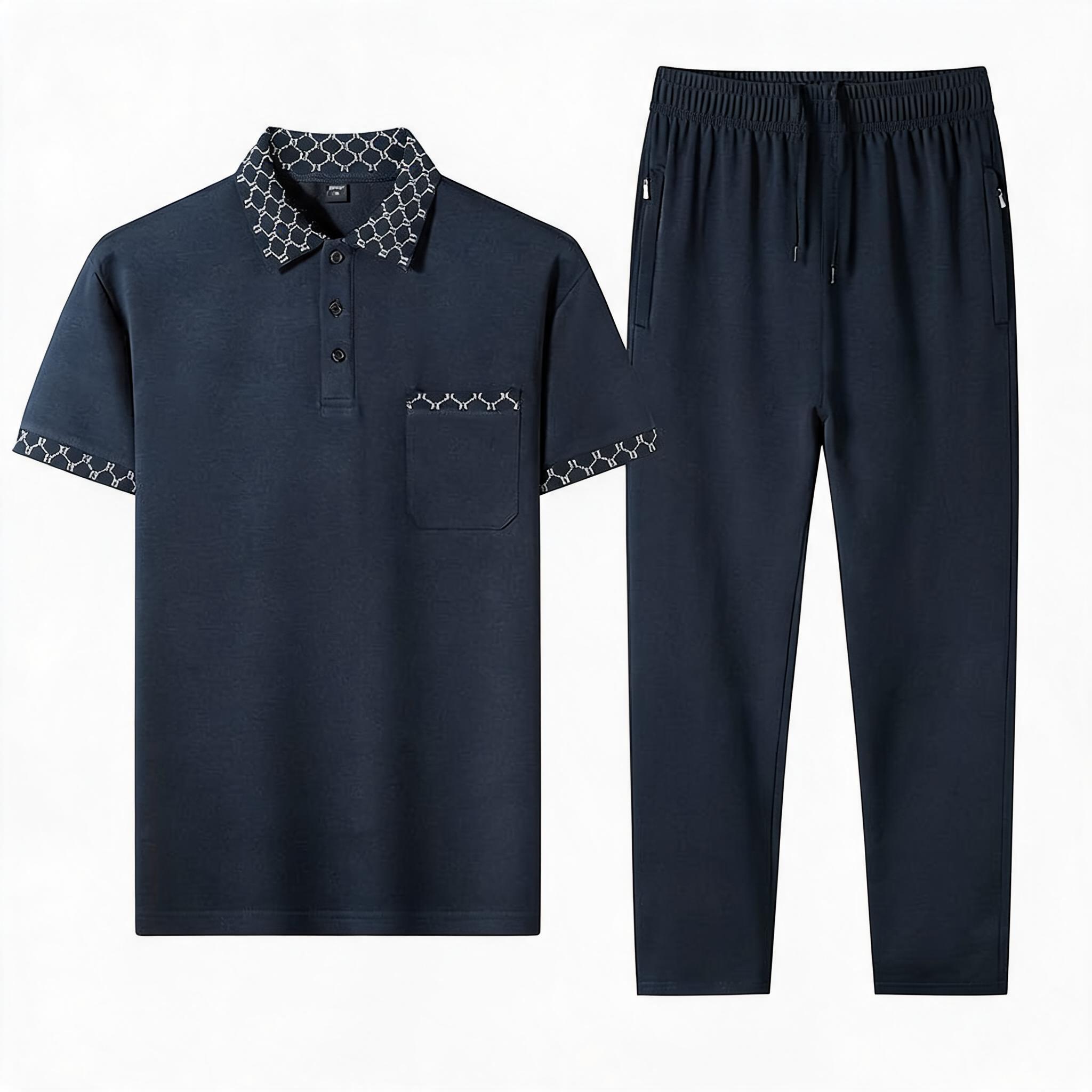 夏の新ファッショントレンディな純綿通気性半袖シャツセットメン - Embroidery Cotton Shirt のレビューと価格