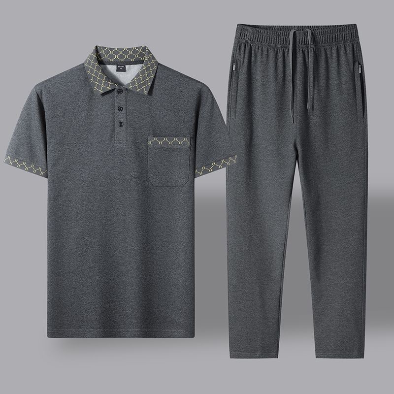 夏の新ファッショントレンディな純綿通気性半袖シャツセットメン - Embroidery Cotton Shirt のレビューと価格