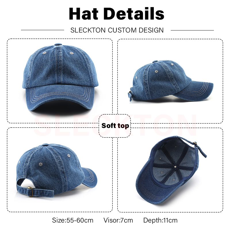 Sleckton-男性と女性のためのカスタムロゴ付き野球帽, - Embroidery Design Logo のレビューと価格