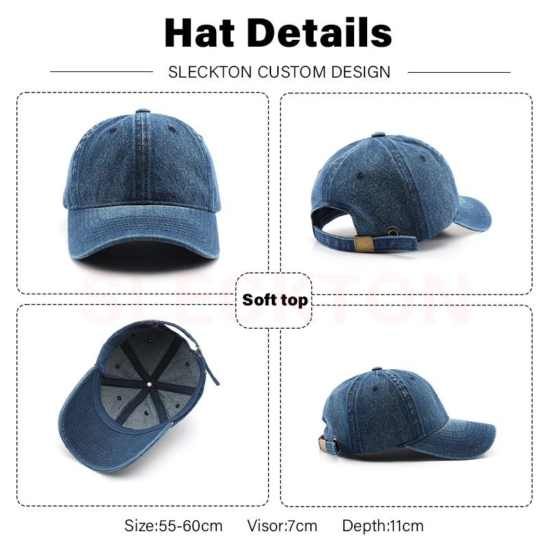 SLECKTON カスタムロゴ野球帽男性と女性のためのブラン - Embroidery Design Logo のレビューと価格