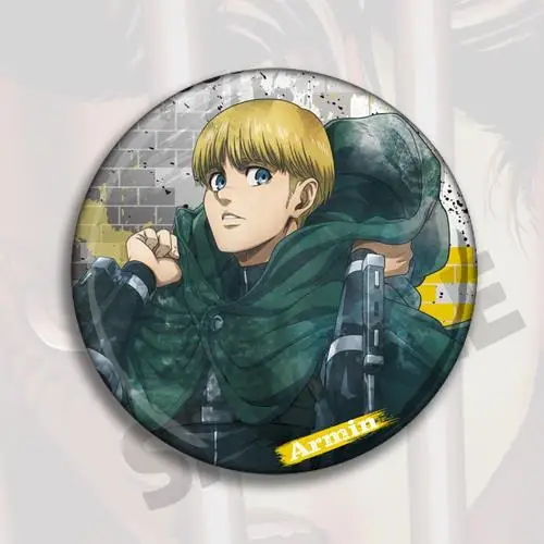 「進撃の巨人」アニメグッズ：バッジ、ブローチ、ピン、ボタン、 - Embroidery Reddit のレビューと価格