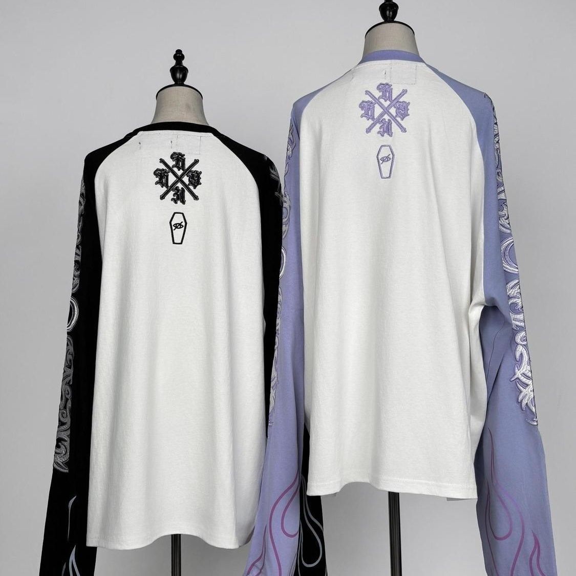 Y2K 日本の原宿ストリートウェアコラボレーション サブカル - Embroidery Cotton Shirt のレビューと価格