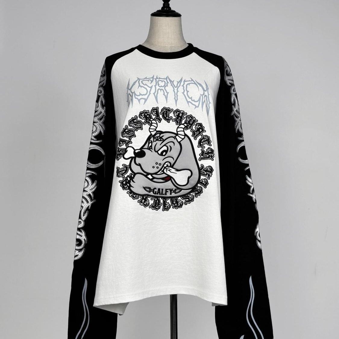 Y2K 日本の原宿ストリートウェアコラボレーション サブカル - Embroidery Cotton Shirt のレビューと価格