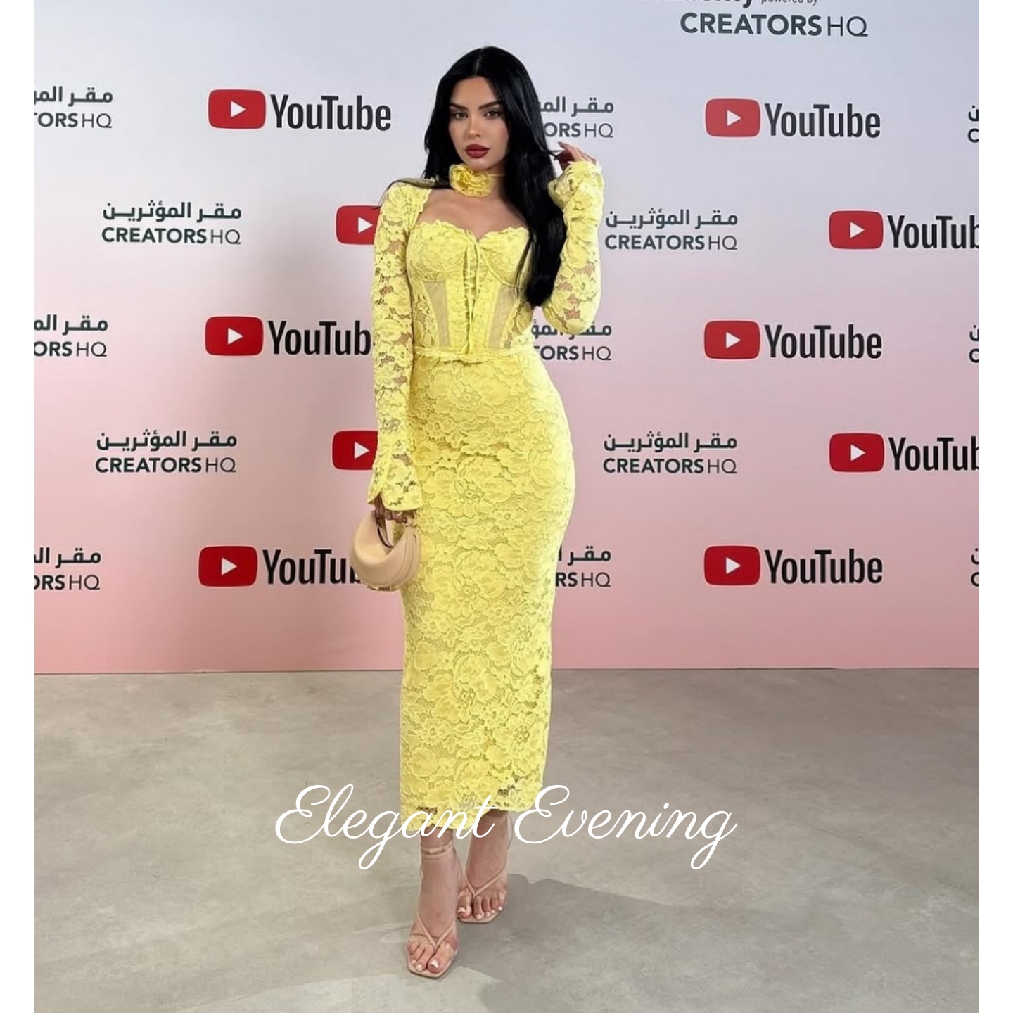 イエローレースウエディングドレスマーメイド恋人イブニングドレ - Embroidery Yellow Dress のレビューと価格