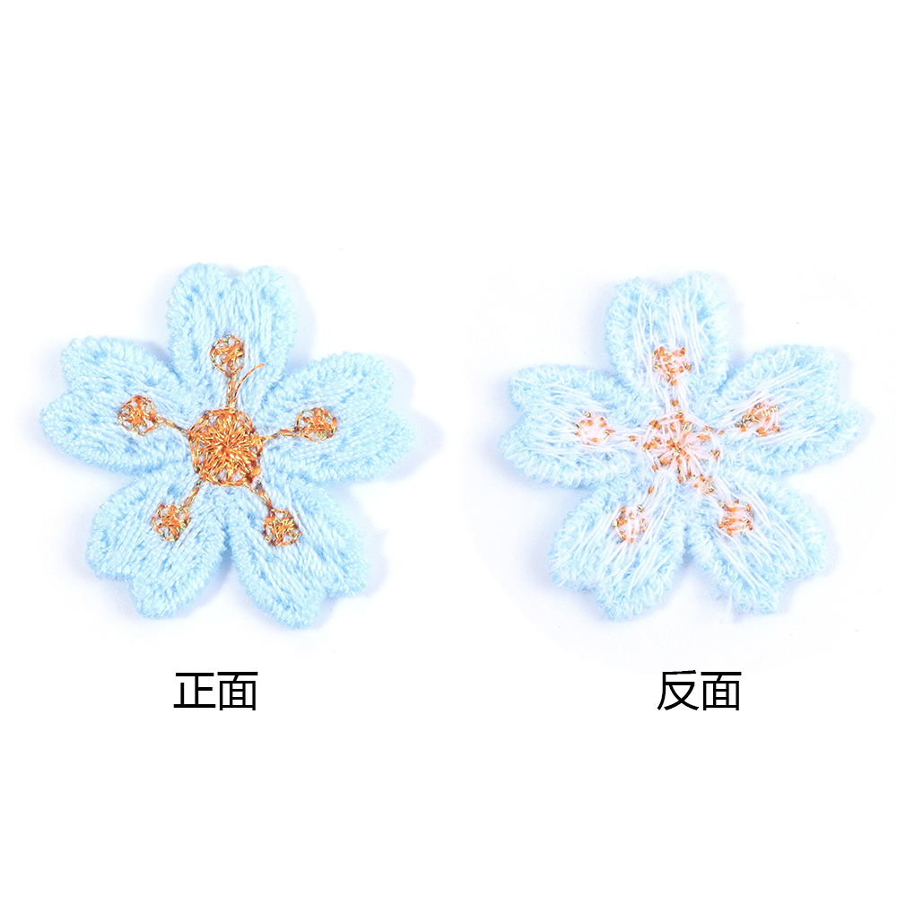 20 ピース/ロットカラフルな 2.4 センチメートル刺繍花 - Embroidery Garments のレビューと価格