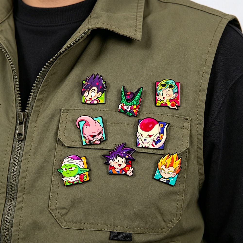 8個入り チビ悟空 エナメルピン クールなアニメドラゴン ブ - Embroidery Reddit のレビューと価格